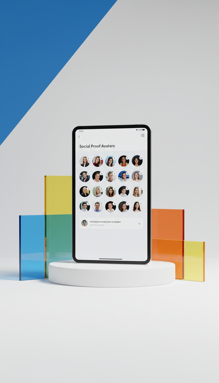 Social Proof Avatars Add-On for Mobile